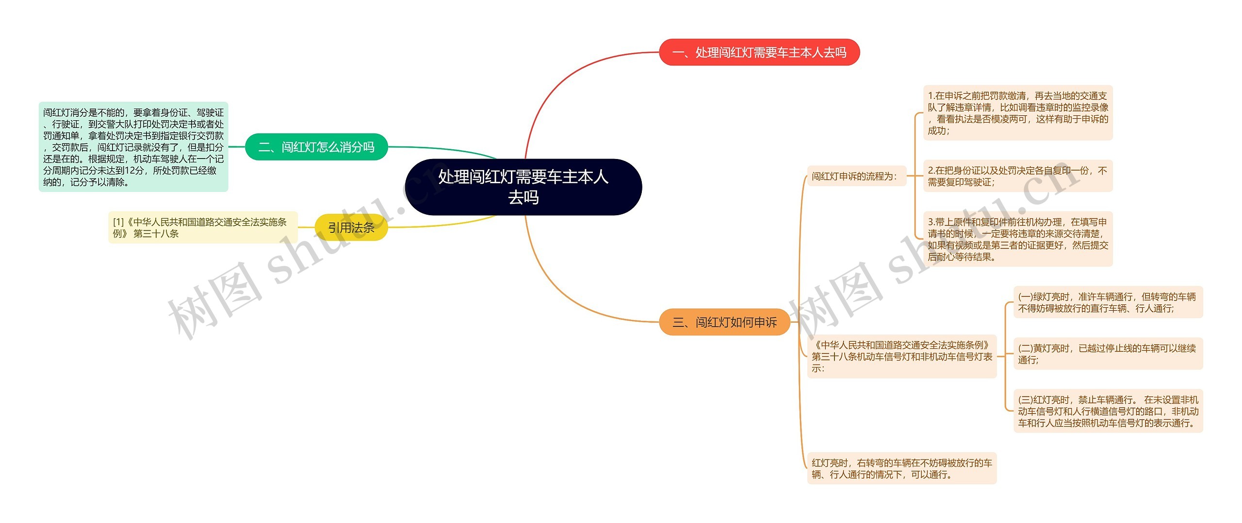 处理闯红灯需要车主本人去吗