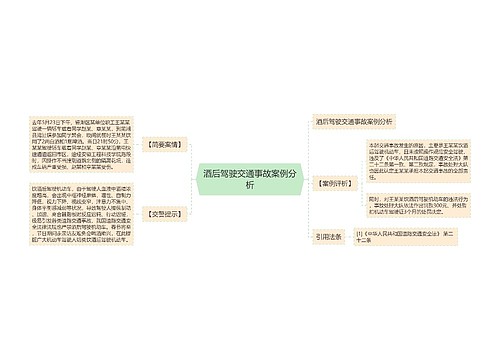 酒后驾驶交通事故案例分析