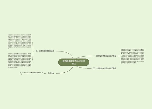 交强险赔偿是否区分主次责任