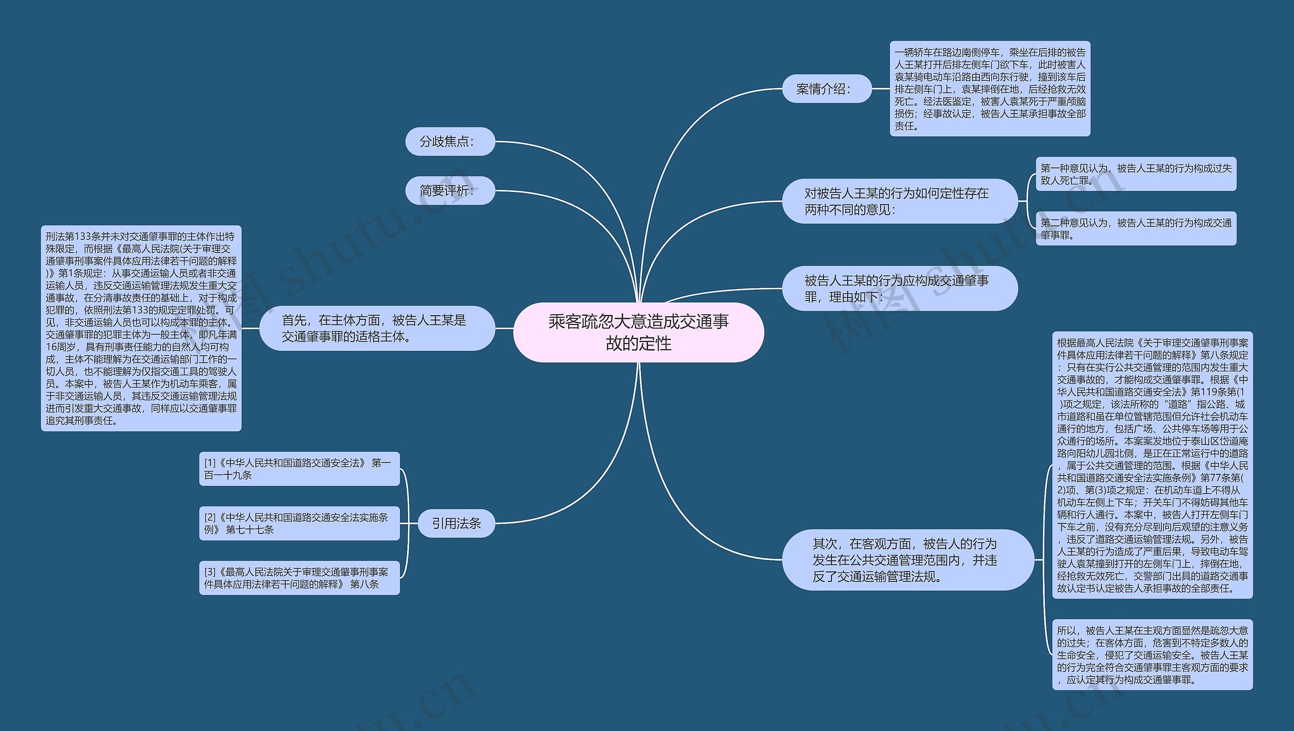 乘客疏忽大意造成交通事故的定性