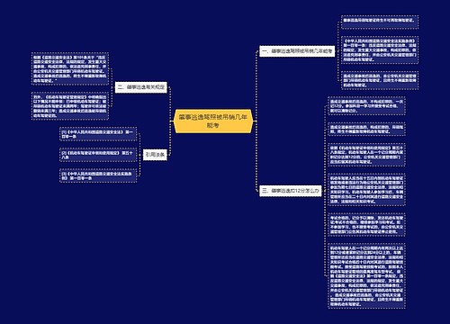 肇事逃逸驾照被吊销几年能考