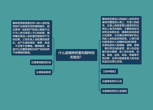 什么是精神损害和精神损害赔偿？