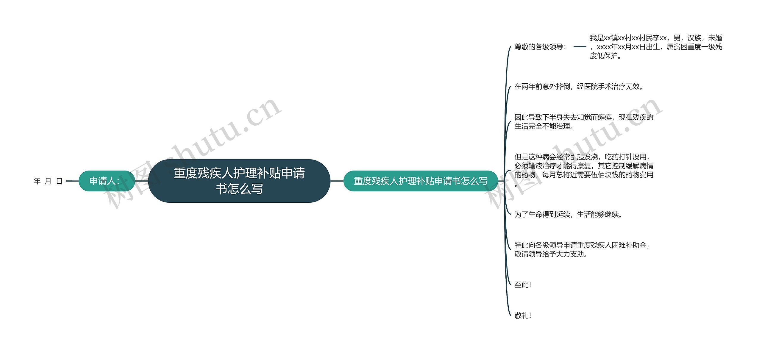 重度残疾人护理补贴申请书怎么写