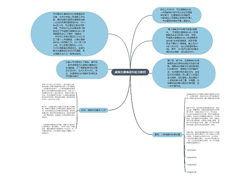 威海交通事故纠纷出新招