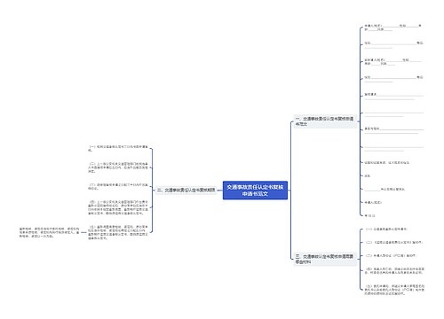 交通事故责任认定书复核申请书范文