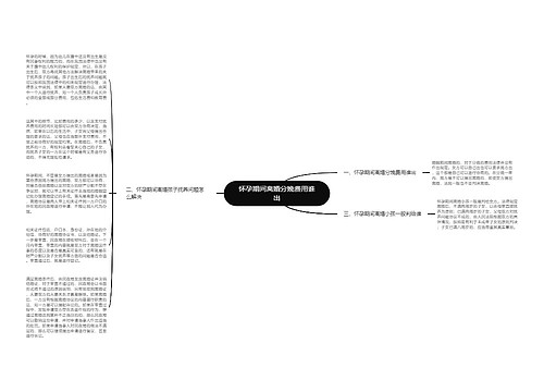 怀孕期间离婚分娩费用谁出