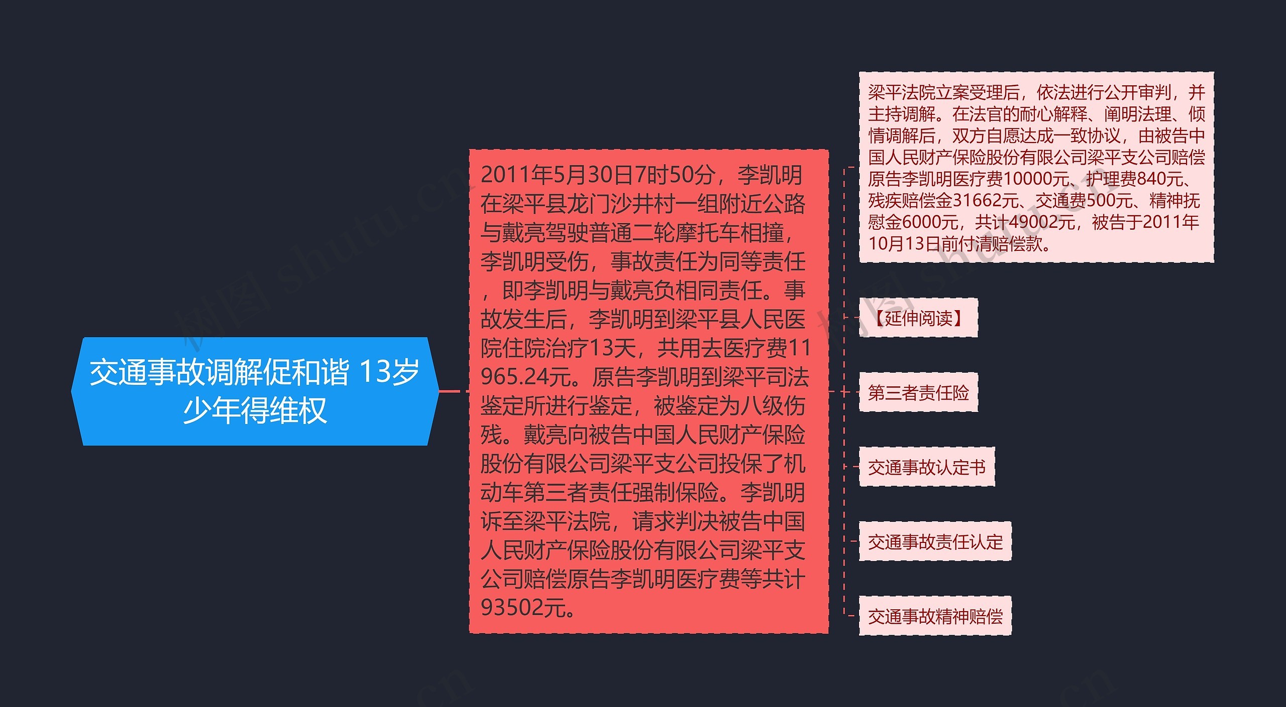 交通事故调解促和谐 13岁少年得维权 交通事故调解促和谐 13岁少年得维权