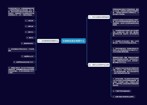 交通事故鉴定需要什么