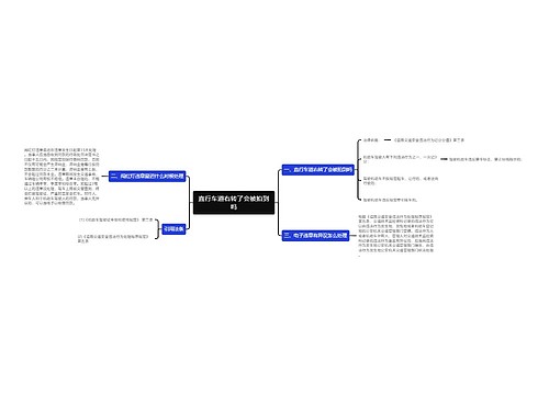 直行车道右转了会被拍到吗