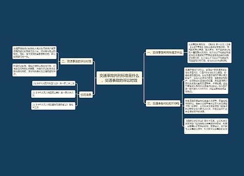 交通事故判刑标准是什么，交通事故的诉讼时效