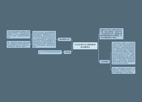 机动车道打的出事乘客承担主要责任