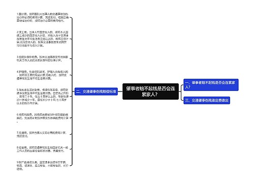 肇事者赔不起钱是否会连累家人？