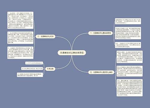 交通事故诉讼费由谁承担