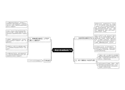 二婚债务影响婚前财产吗