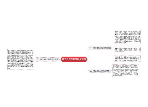 第三者责任险的赔偿范围