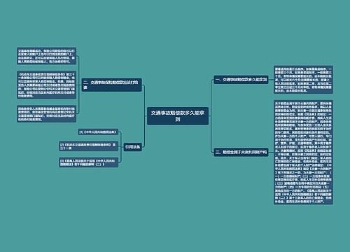 交通事故赔偿款多久能拿到