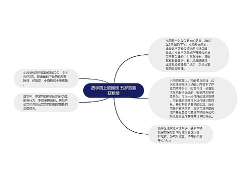 放学路上被撞残 五岁男童获赔偿