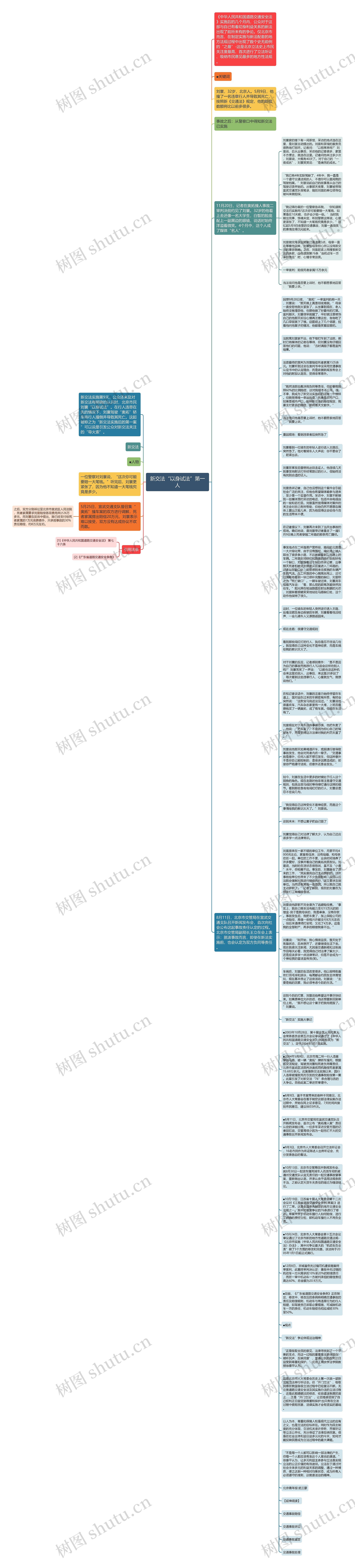 新交法“以身试法”第一人思维导图