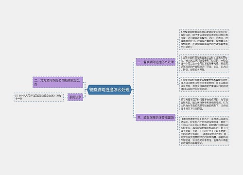 警察酒驾逃逸怎么处理