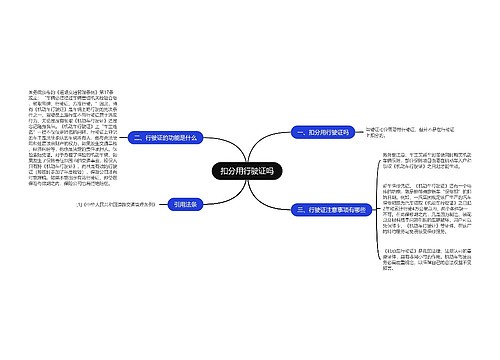 扣分用行驶证吗