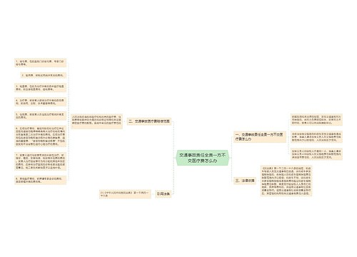 交通事故责任全责一方不交医疗费怎么办