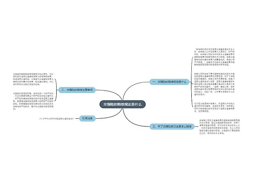 交强险的赔偿规定是什么