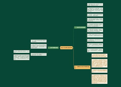 安全行车常识是怎样