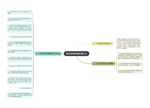 机动车登记规定是什么