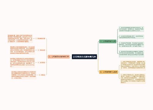 公司增资方式都有哪几种