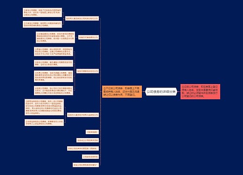 公司债券的详细分类