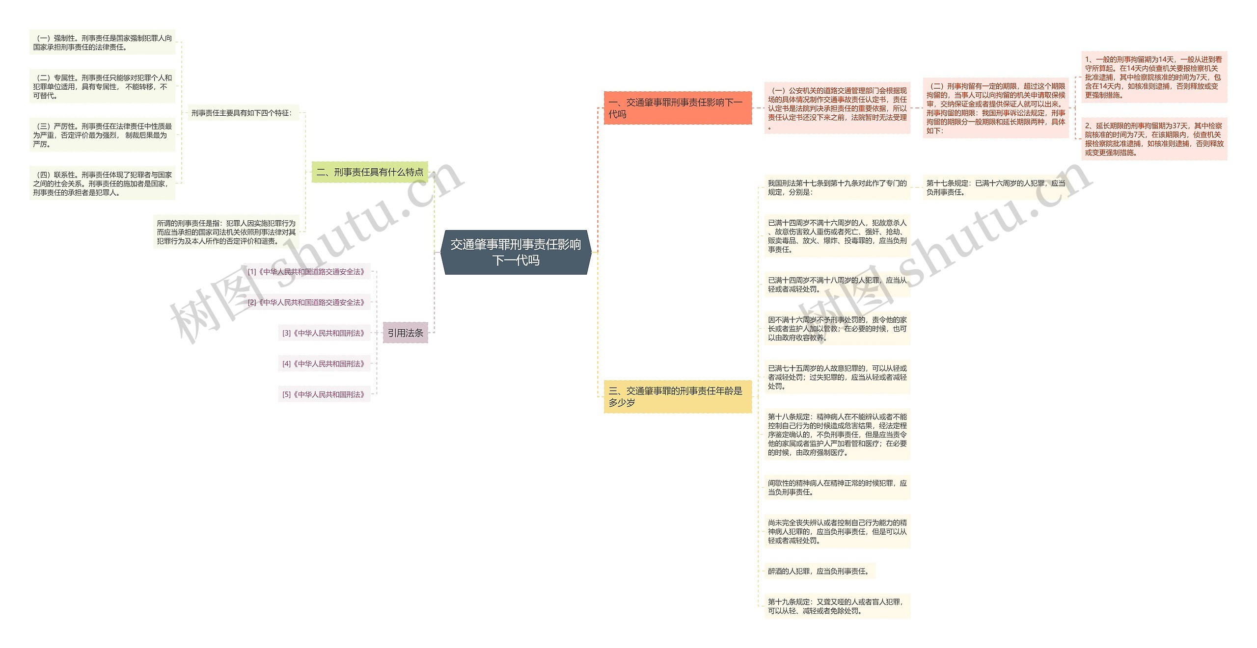 交通肇事罪刑事责任影响下一代吗