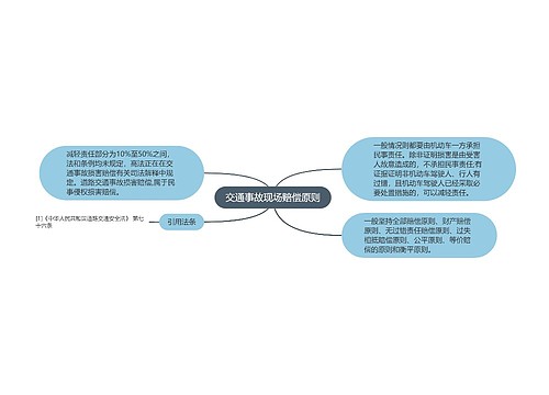 交通事故现场赔偿原则