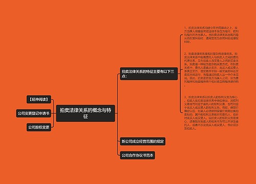 拍卖法律关系的概念与特征