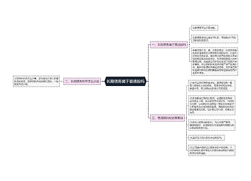 长期债务属于普通股吗