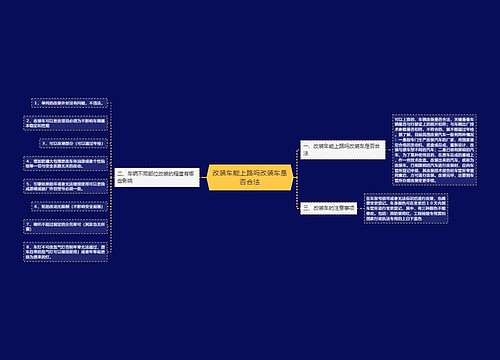 改装车能上路吗改装车是否合法