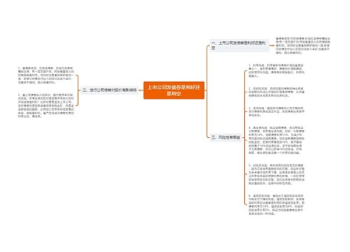 上市公司发债券是利好还是利空