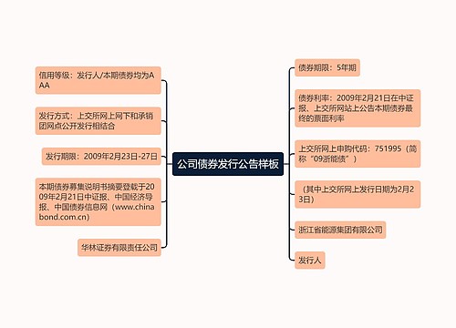 公司债券发行公告样板