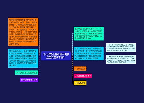 什么样的经营者集中需要接受反垄断审查？