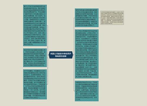 我国公司债券市场信用评级制度的创新