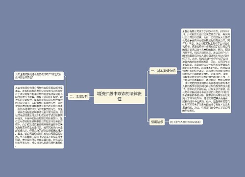 增资扩股中欺诈的法律责任