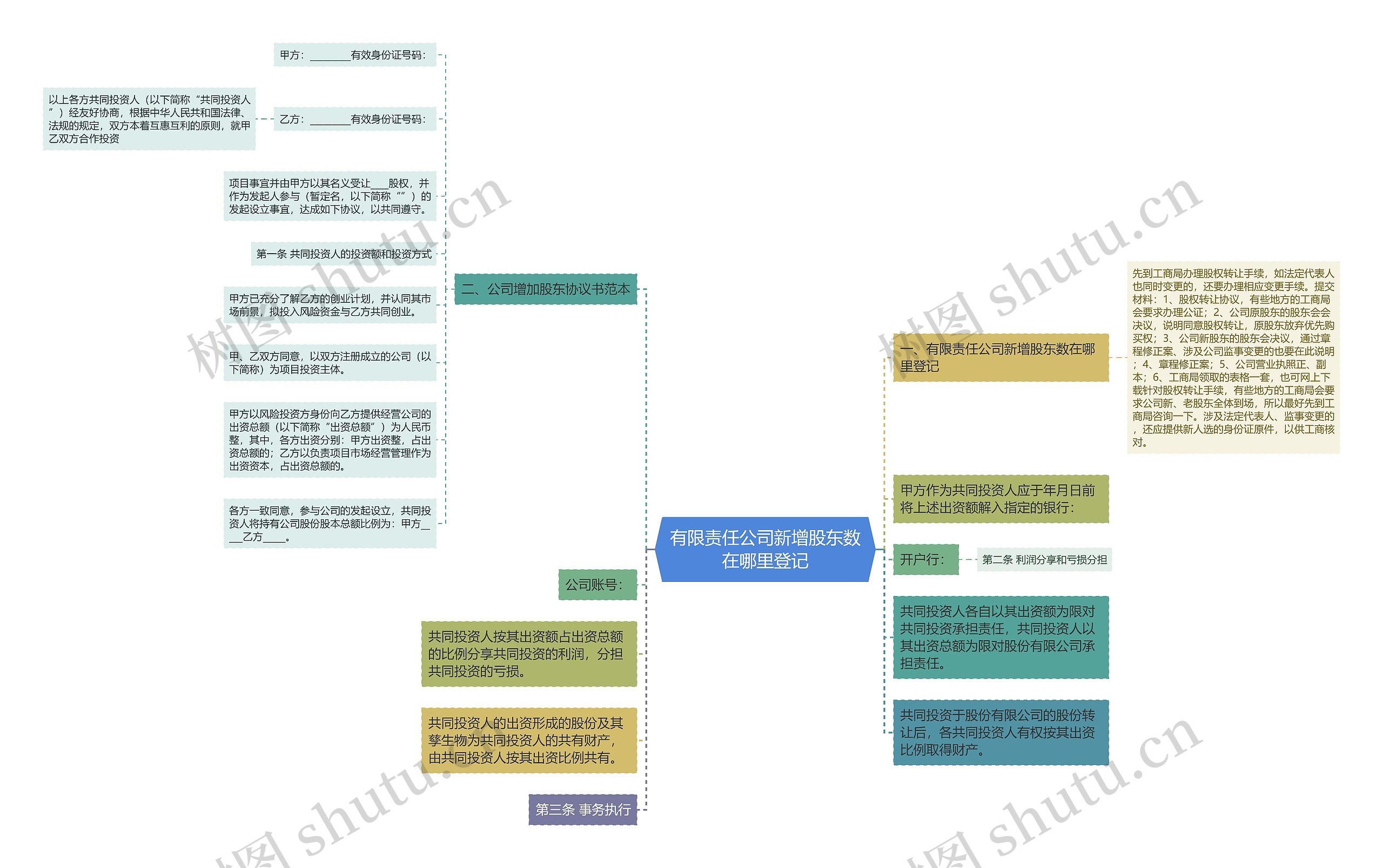 有限责任公司新增股东数在哪里登记