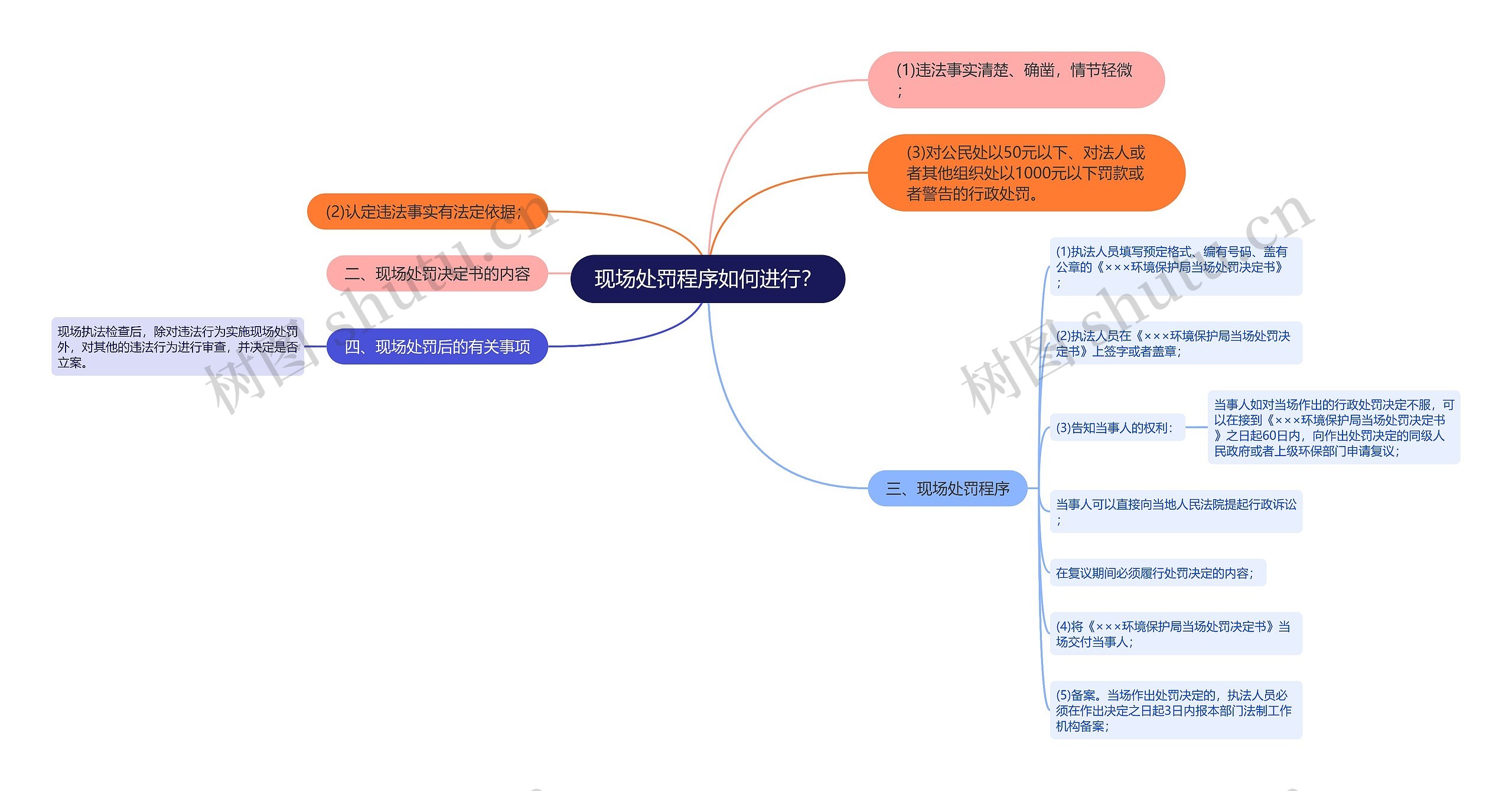 现场处罚程序如何进行？