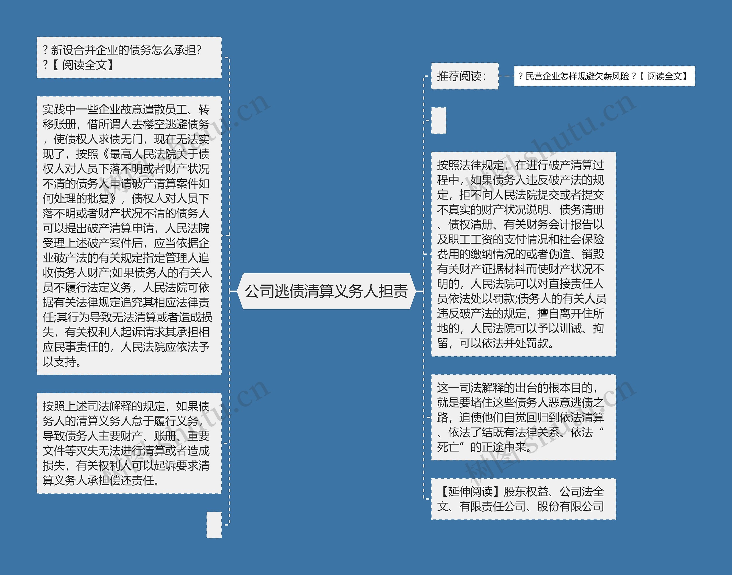 公司逃债清算义务人担责