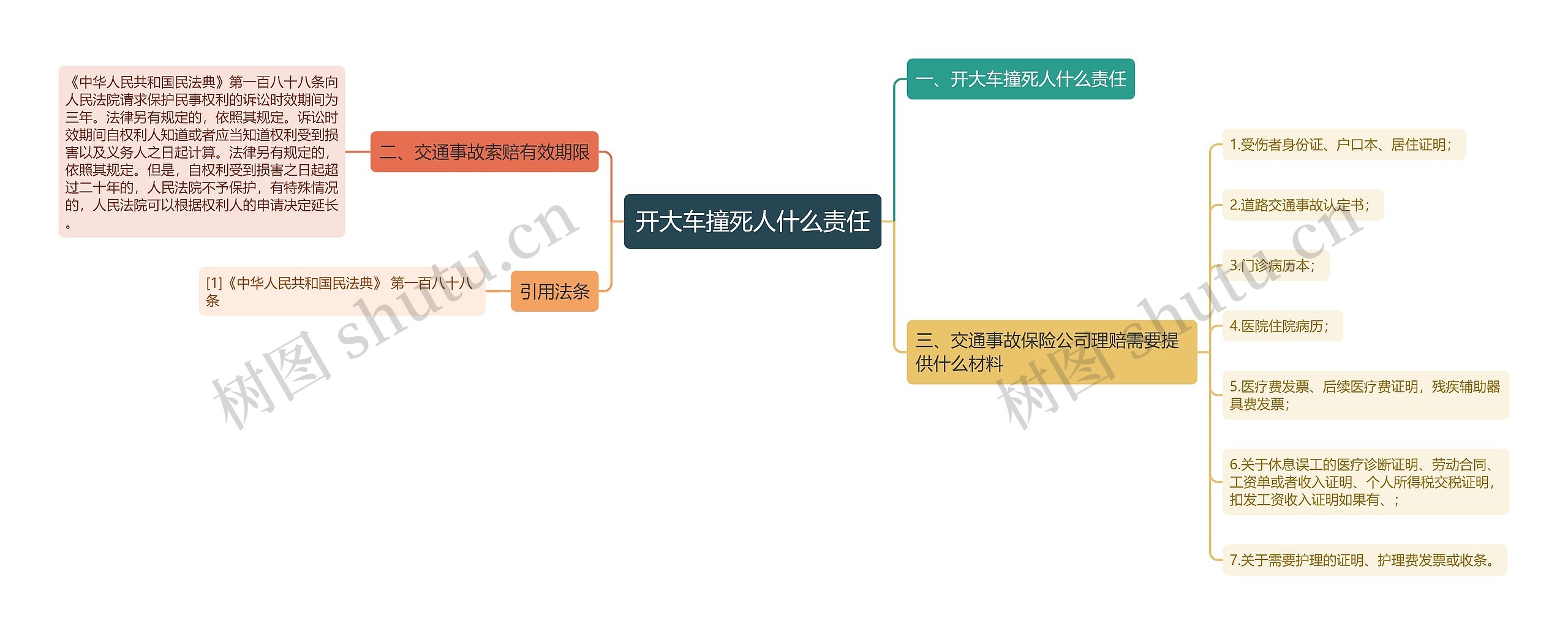 开大车撞死人什么责任