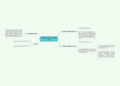 交通事故拖车费停车费谁付啊