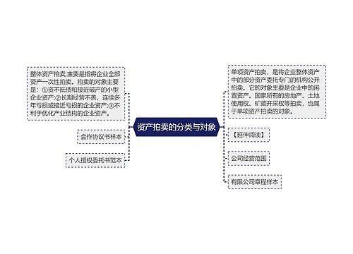 资产拍卖的分类与对象