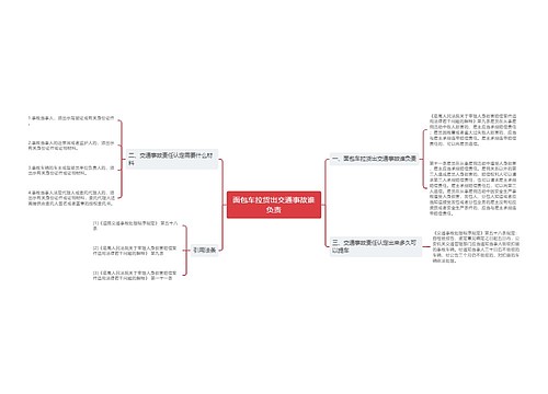 面包车拉货出交通事故谁负责