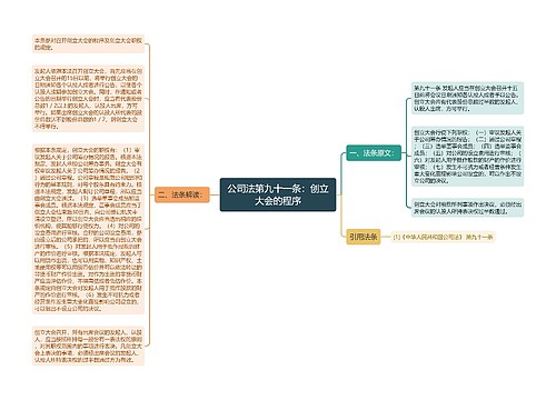 公司法第九十一条：创立大会的程序