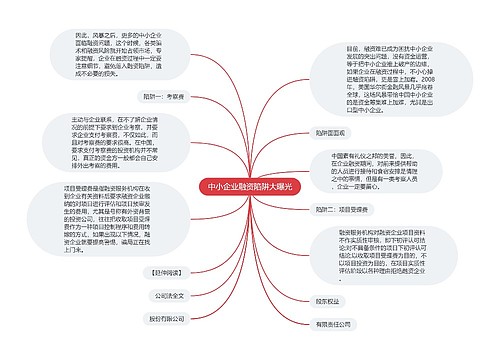 中小企业融资陷阱大曝光