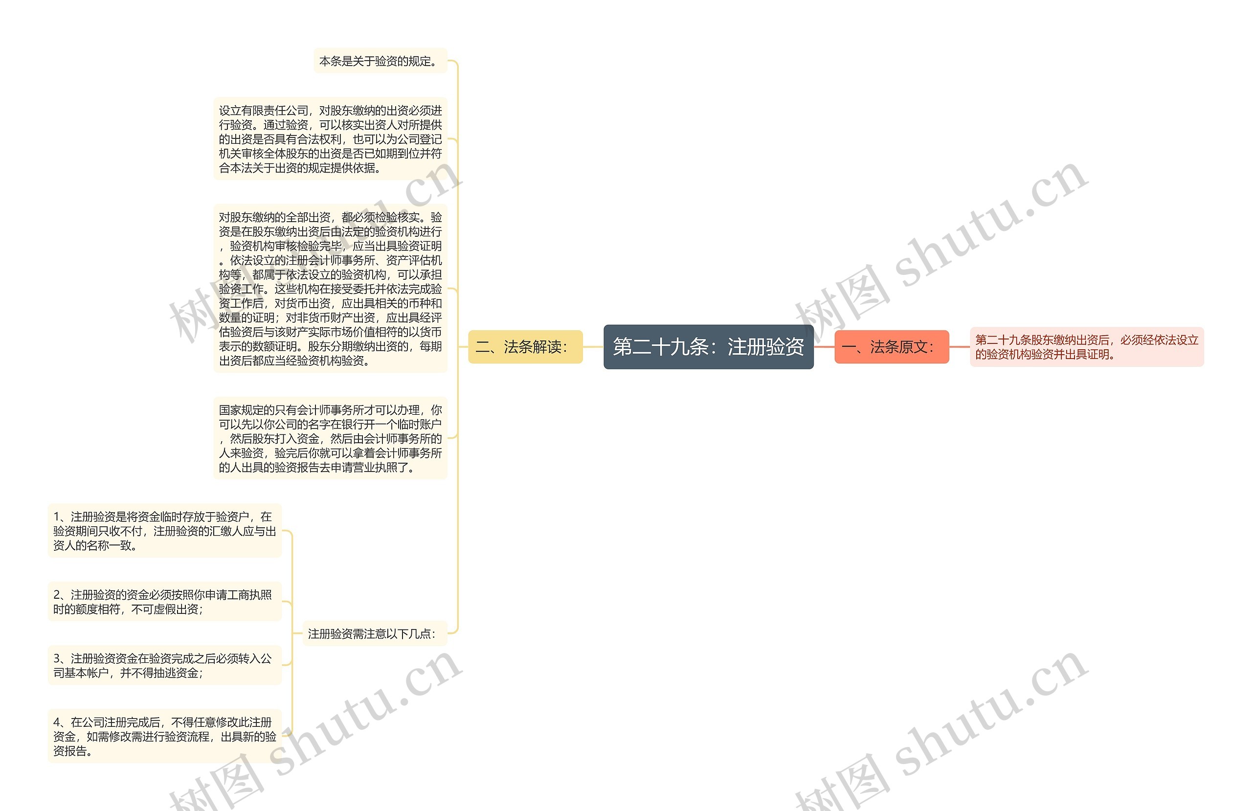 第二十九条：注册验资
